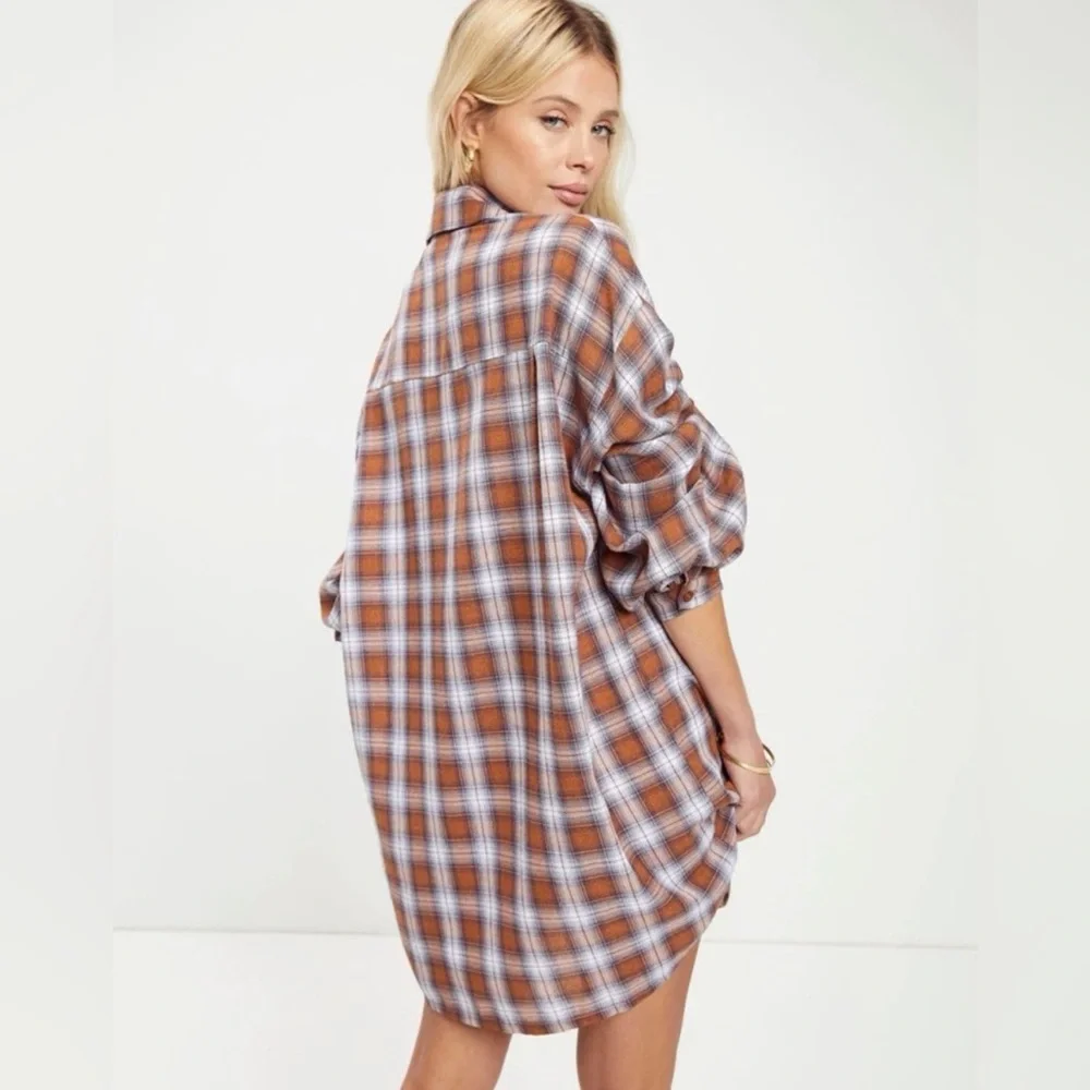 Vici Plaid Mini Dress - Picture 2 of 4